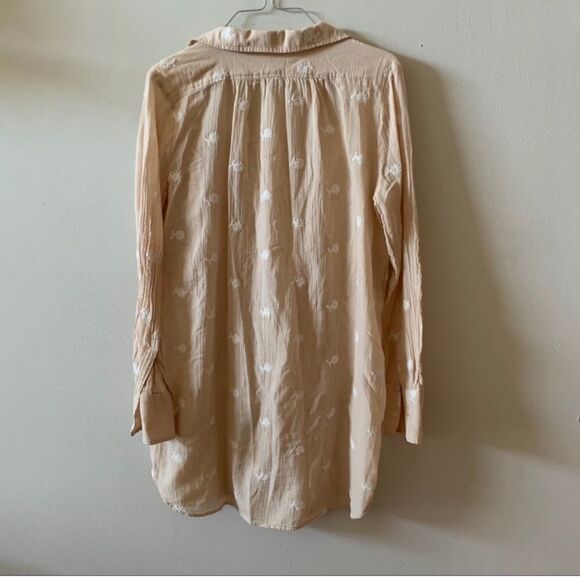 Anthropologie Mermaid Label Cream Shoreward Beach Dress - Picture 9 of 10